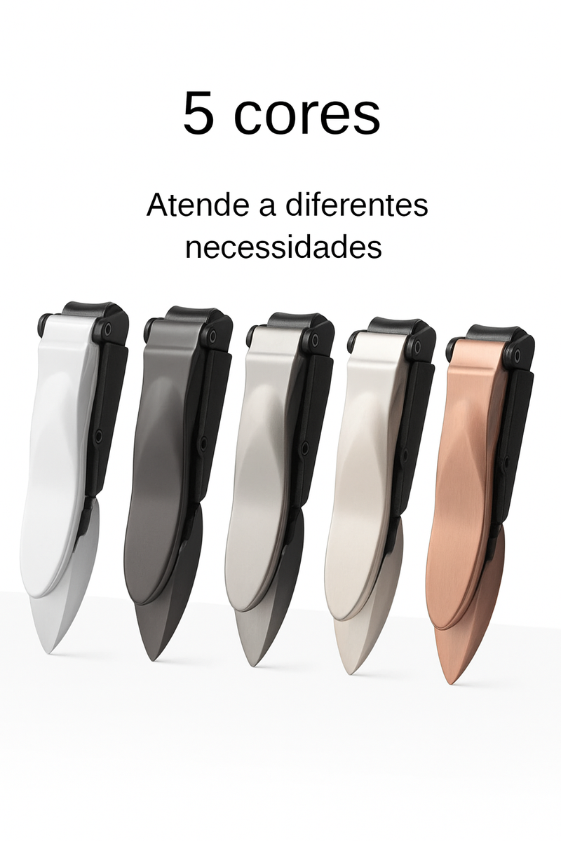 Cortador de Unhas Premium com Design e reservatorio, Elegante, Eficiente e Igienico