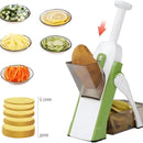 Cortador manual multiuso com 5 funções para cortar batatas, legumes, verduras e frutas