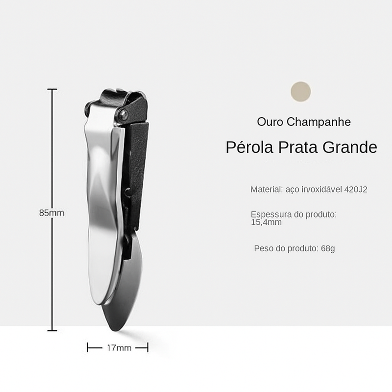 Cortador de Unhas Premium com Design e reservatorio, Elegante, Eficiente e Igienico
