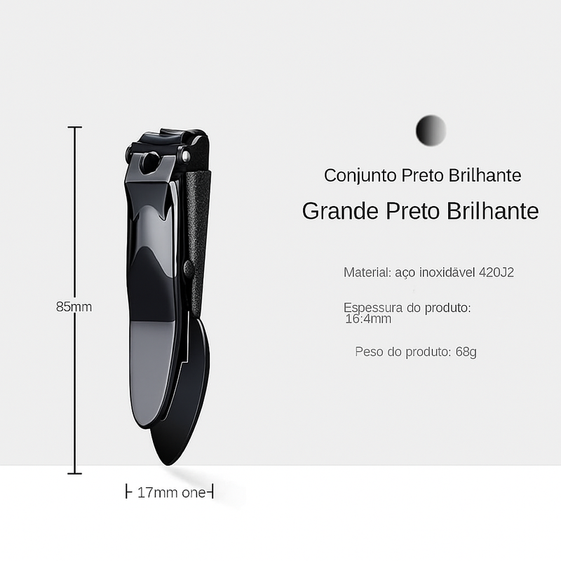 Cortador de Unhas Premium com Design e reservatorio, Elegante, Eficiente e Igienico