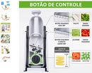 Cortador manual multiuso com 5 funções para cortar batatas, legumes, verduras e frutas