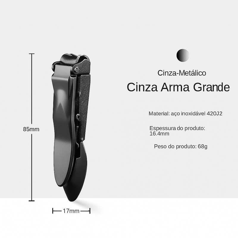 Cortador de Unhas Premium com Design e reservatorio, Elegante, Eficiente e Igienico