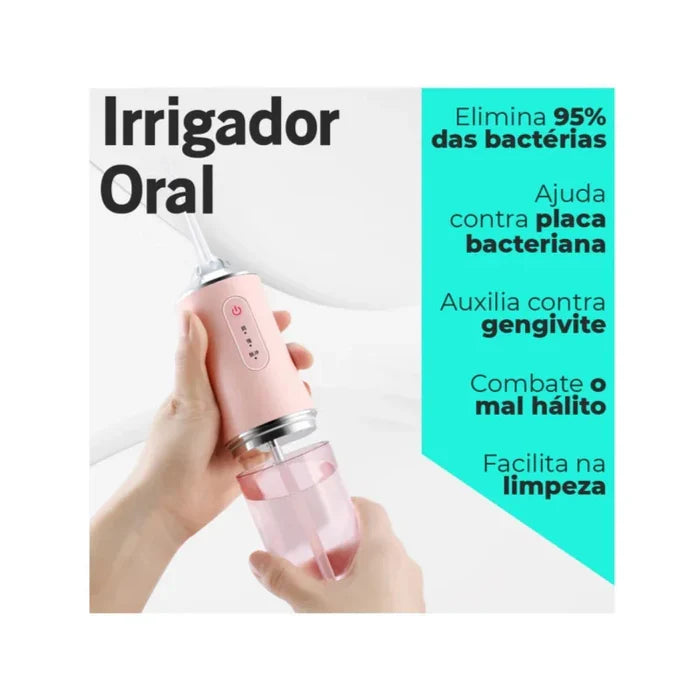 O Segredo do Sorriso Perfeito: Irrigador Bucal Portátil Premium!