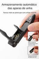 Cortador de Unhas Premium com Design e reservatorio, Elegante, Eficiente e Higienico